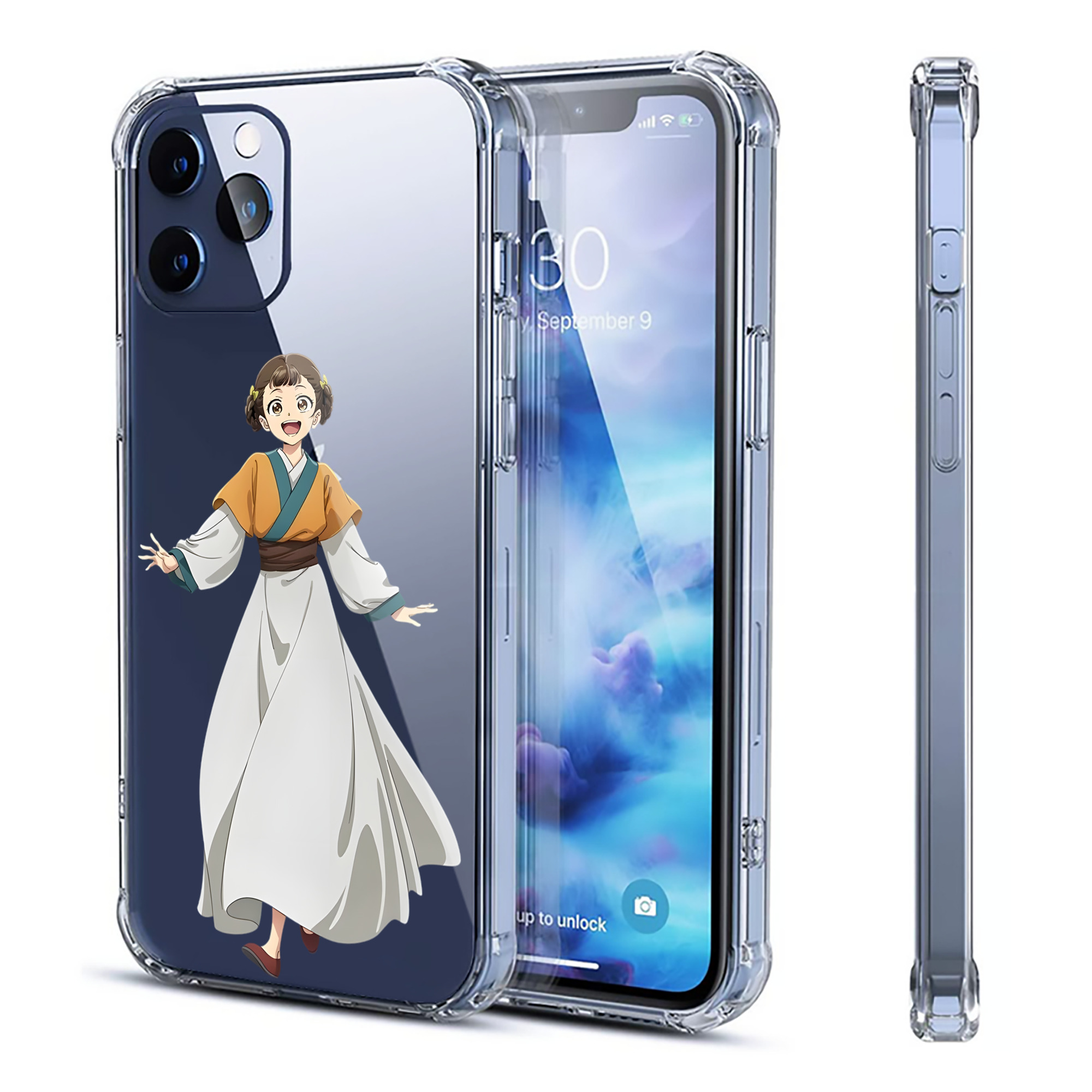 （画像用） 薬屋のひとりごと The Apothecary Diaries 【iPhone 12シリーズ対応】透明スマホケース（クリアソフトケース）